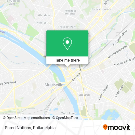 Shred Nations map