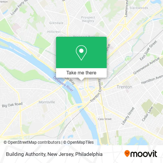 Building Authority, New Jersey map
