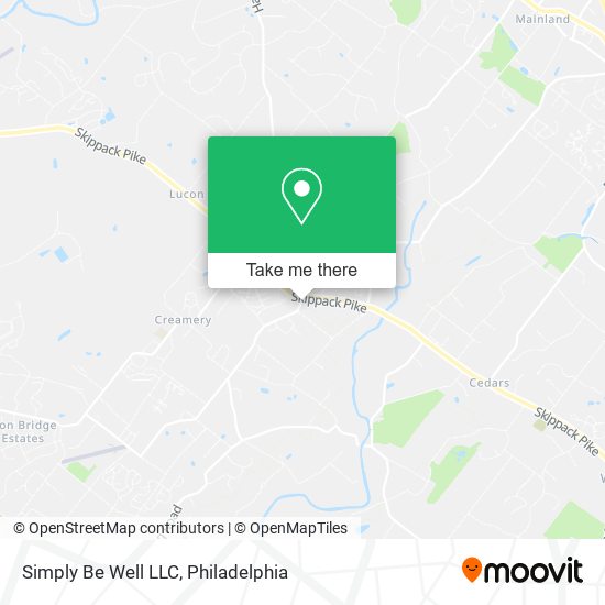 Mapa de Simply Be Well LLC