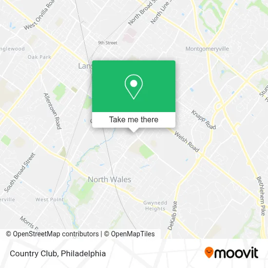 Country Club map