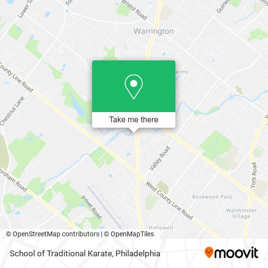 School of Traditional Karate map