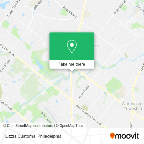 Lizzis Customs map