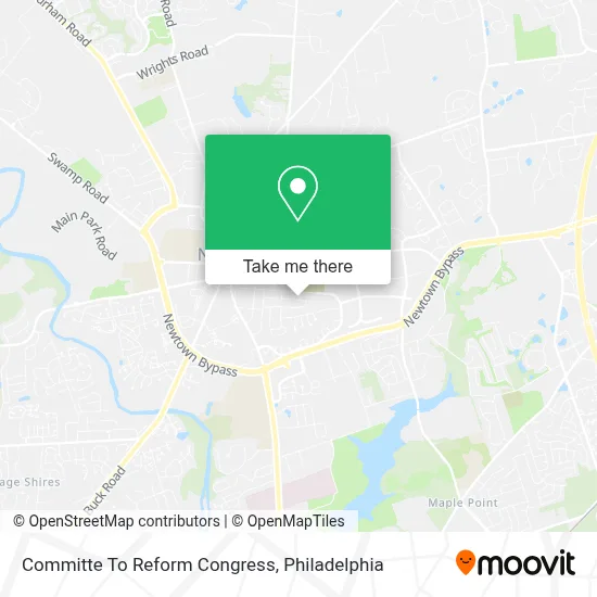 Committe To Reform Congress map