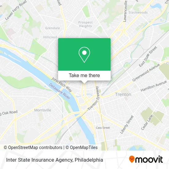 Inter State Insurance Agency map