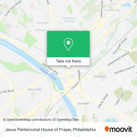 Mapa de Jesus Pentecostal House of Prayer