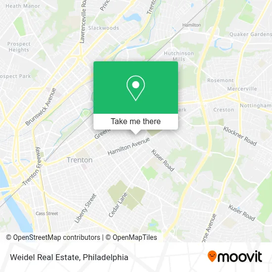 Weidel Real Estate map