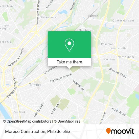 Moreco Construction map