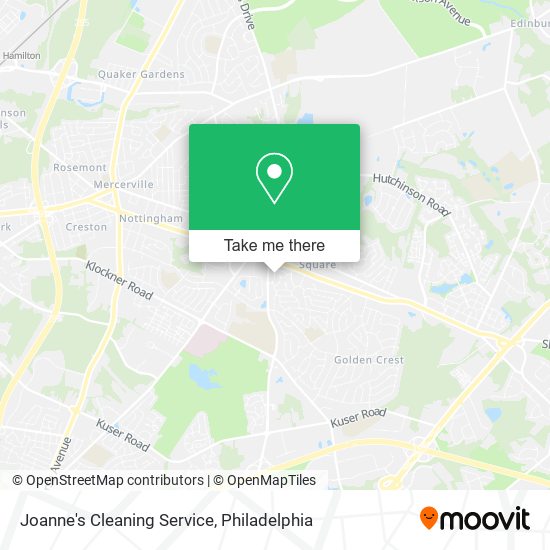 Joanne's Cleaning Service map