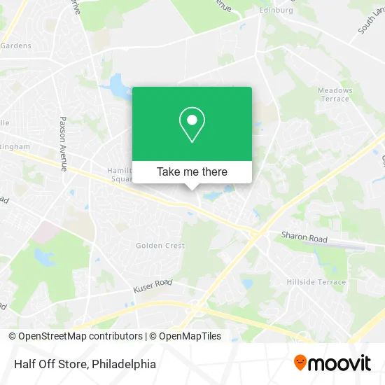 Half Off Store map