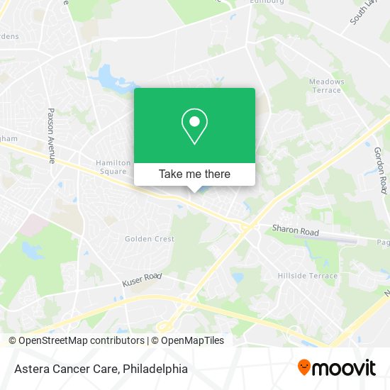 Astera Cancer Care map