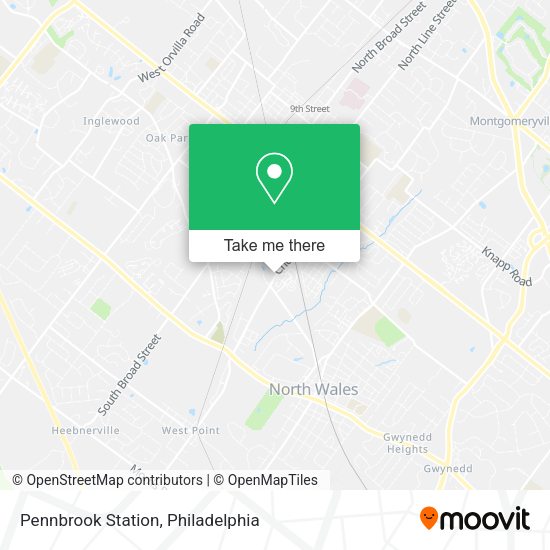 Mapa de Pennbrook Station