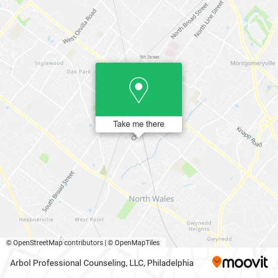 Arbol Professional Counseling, LLC map