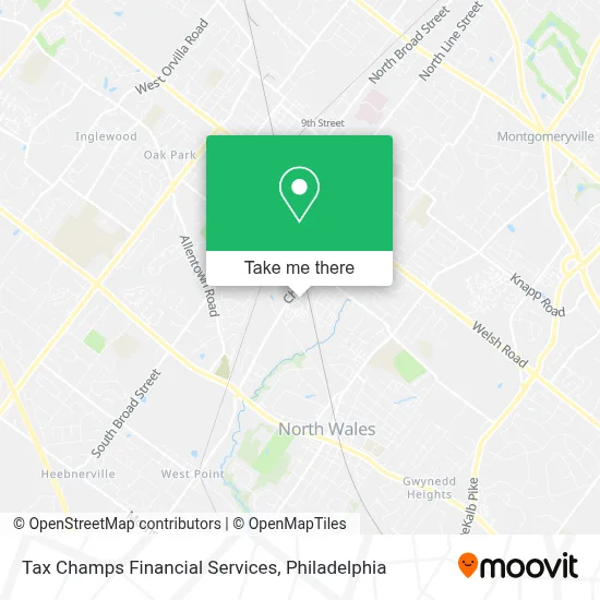 Tax Champs Financial Services map