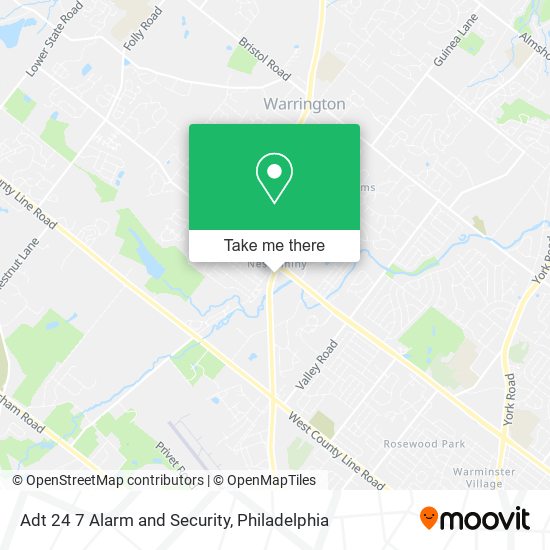Mapa de Adt 24 7 Alarm and Security
