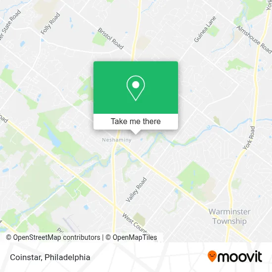 Coinstar map