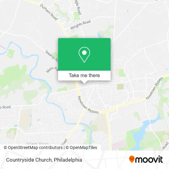 Countryside Church map