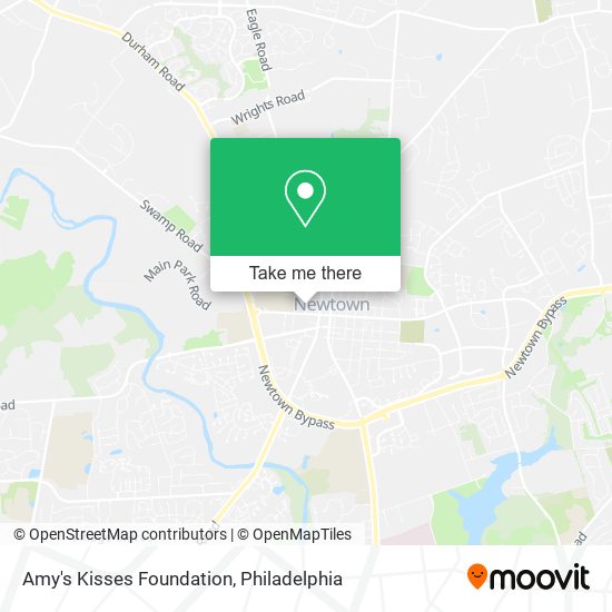 Mapa de Amy's Kisses Foundation