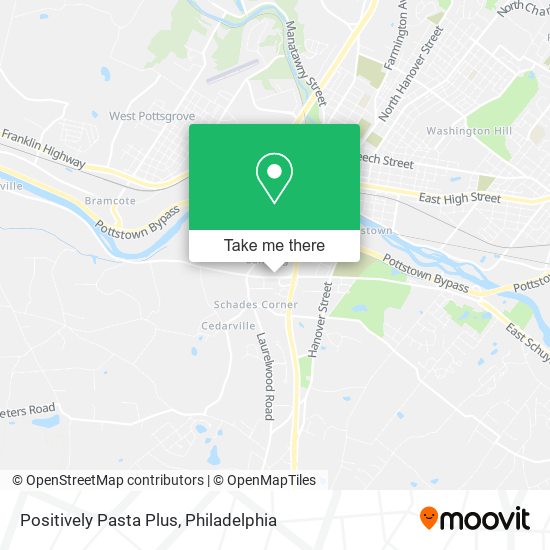 Mapa de Positively Pasta Plus