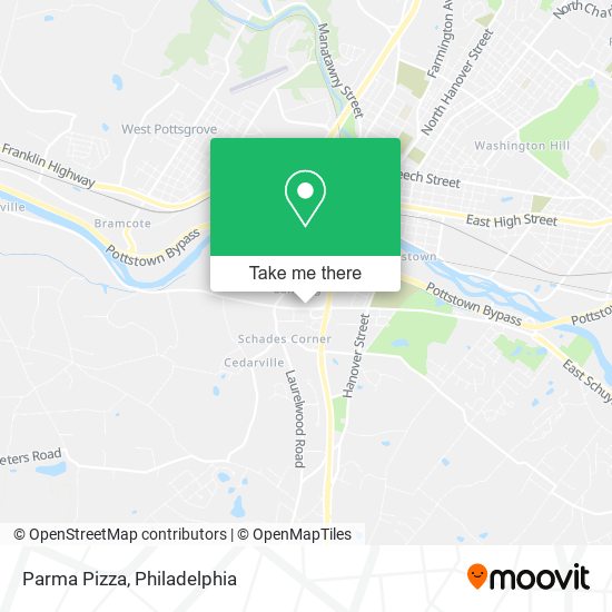 Parma Pizza map