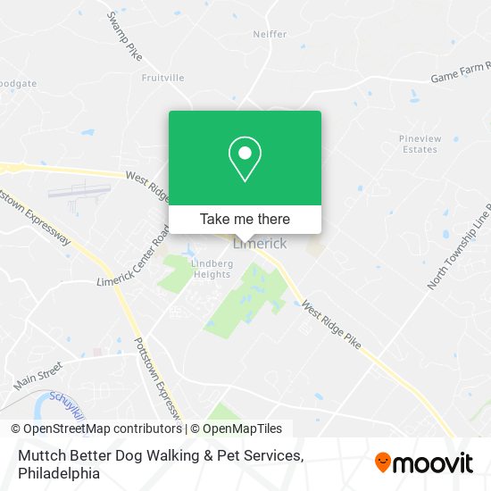 Muttch Better Dog Walking & Pet Services map