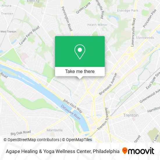 Mapa de Agape Healing & Yoga Wellness Center