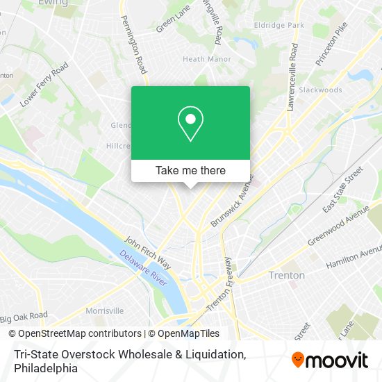 Tri-State Overstock Wholesale & Liquidation map