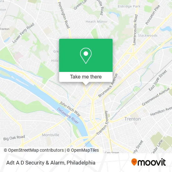 Adt A D Security & Alarm map