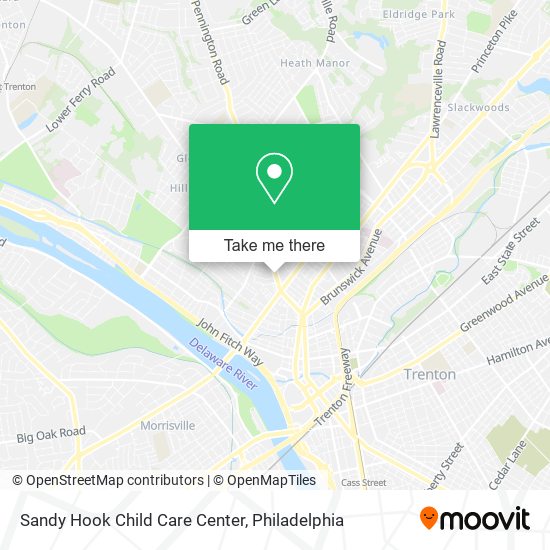 Sandy Hook Child Care Center map