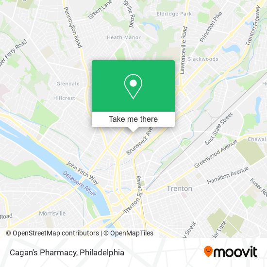 Cagan's Pharmacy map