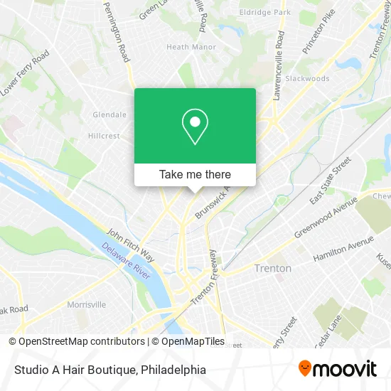 Studio A Hair Boutique map