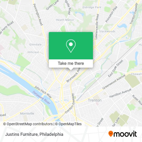 Justins Furniture map
