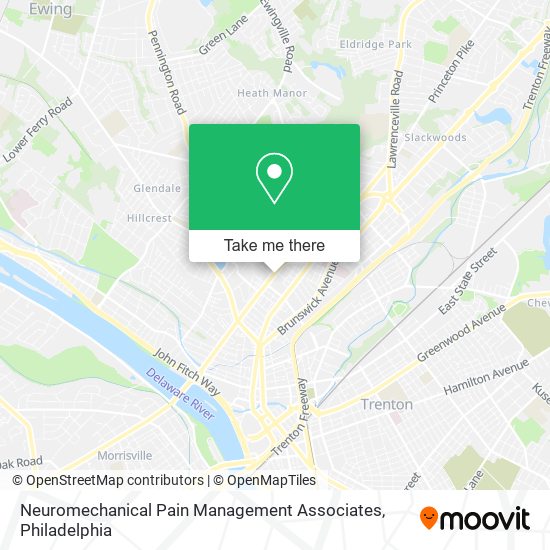 Neuromechanical Pain Management Associates map