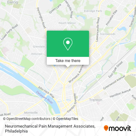 Neuromechanical Pain Management Associates map