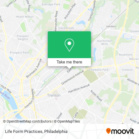 Life Form Practices map