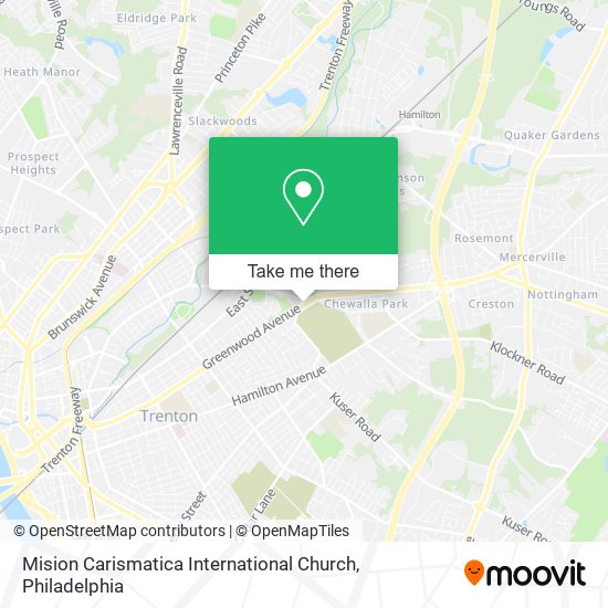 Mision Carismatica International Church map