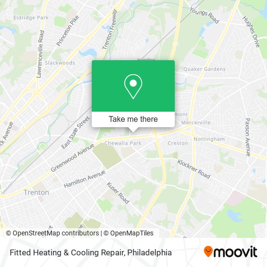 Mapa de Fitted Heating & Cooling Repair