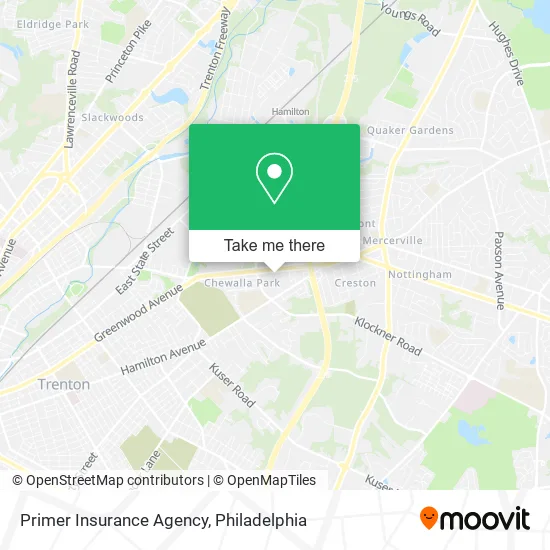 Primer Insurance Agency map