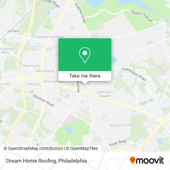 Dream Home Roofing map