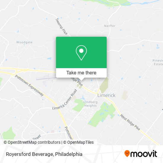 Royersford Beverage map