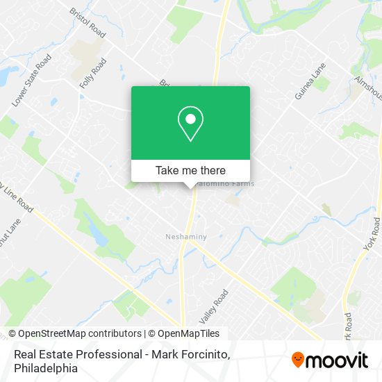 Real Estate Professional - Mark Forcinito map