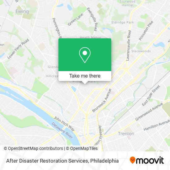 After Disaster Restoration Services map