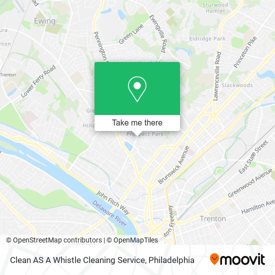 Clean AS A Whistle Cleaning Service map