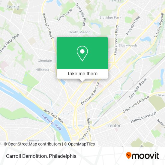 Carroll Demolition map