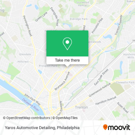 Mapa de Yaros Automotive Detailing