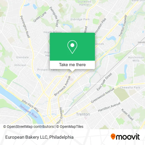 European Bakery LLC map