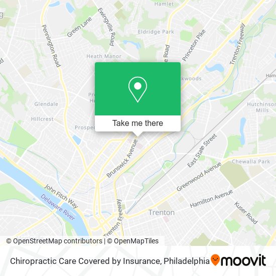 Chiropractic Care Covered by Insurance map