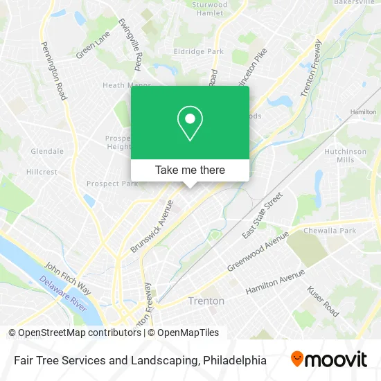 Fair Tree Services and Landscaping map