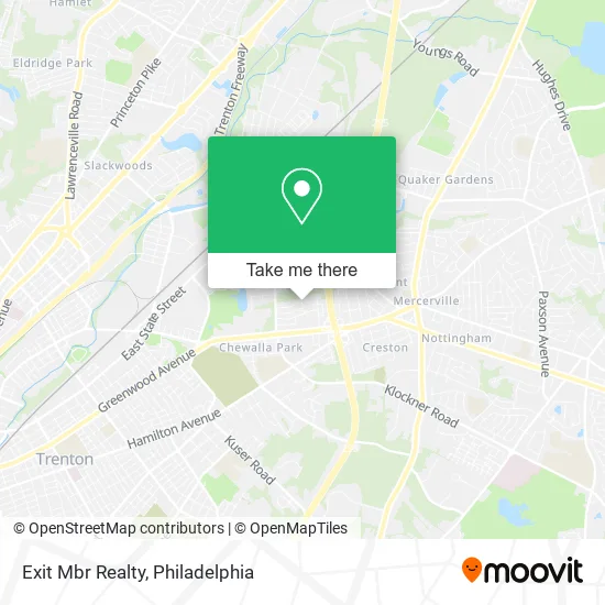 Exit Mbr Realty map
