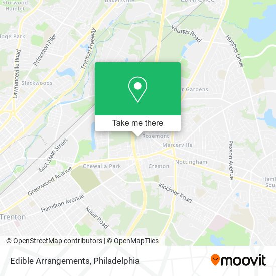 Edible Arrangements map