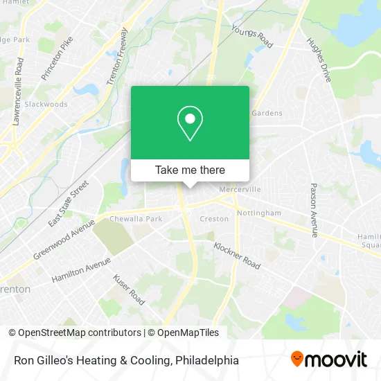 Ron Gilleo's Heating & Cooling map